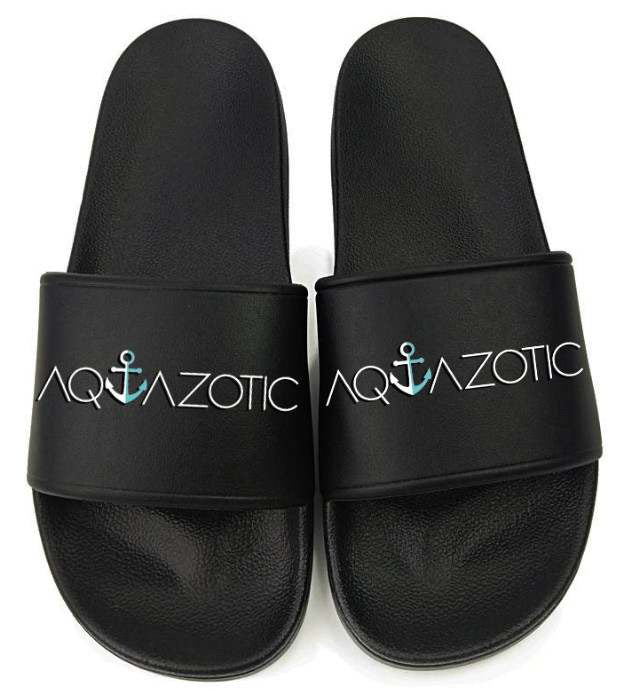 H369Z BLACK SLIDER SANDALS BEACH