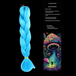 Aqua braids turquoise