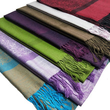 Load image into Gallery viewer, Pashmina reversible two tone