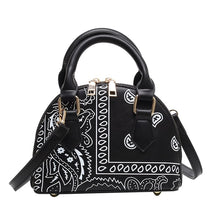 Load image into Gallery viewer, Cloth bag paisley black