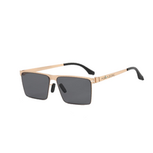 Load image into Gallery viewer, Luxury gold sunglasses