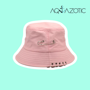 Metal Bucket Hat pink