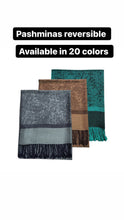 Load image into Gallery viewer, Pashmina reversible two tone