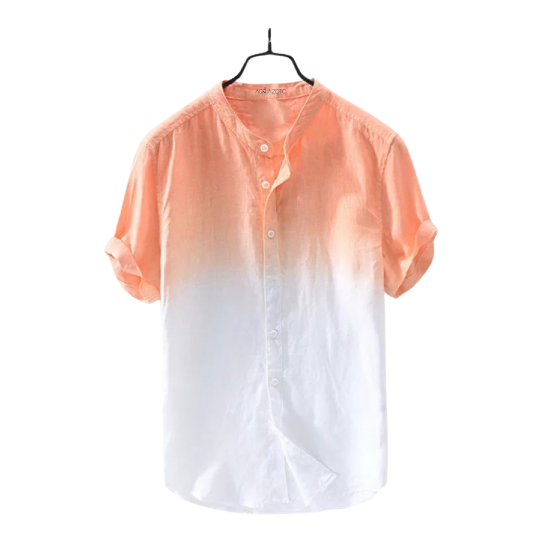 Shirt color degradante orange