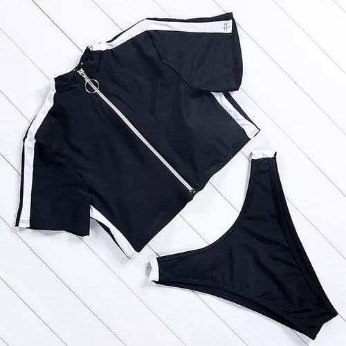 Swimwear Set light black