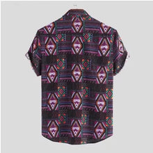 Load image into Gallery viewer, Men shirt Hawaiian classic purple
